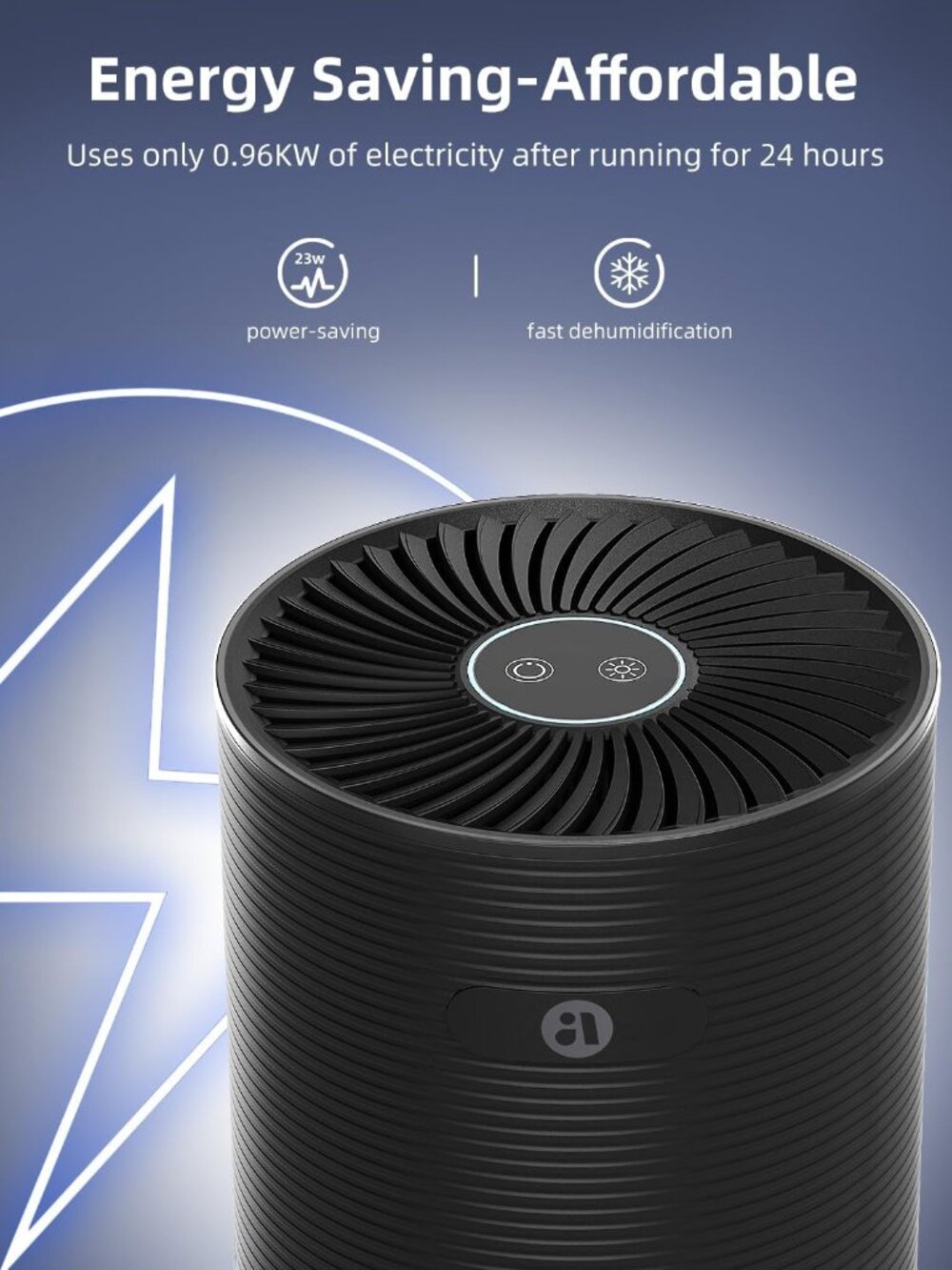 Dehumidifiers for Home, 25oz Dehumidifier for Bedroom with Auto-off, Ultra Quiet - Picture 4 of 7